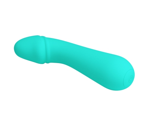 PRETTY LOVE - CETUS RECHARGEABLE VIBRATOR AQUA GREEN