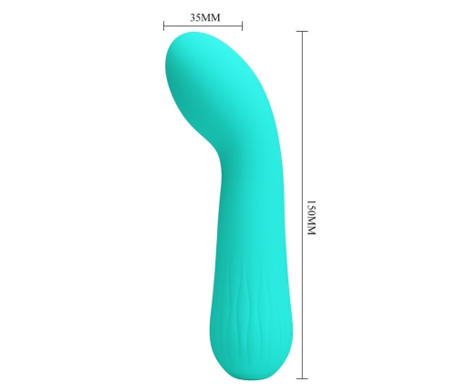 PRETTY LOVE - FAUN RECHARGEABLE VIBRATOR AQUA GREEN