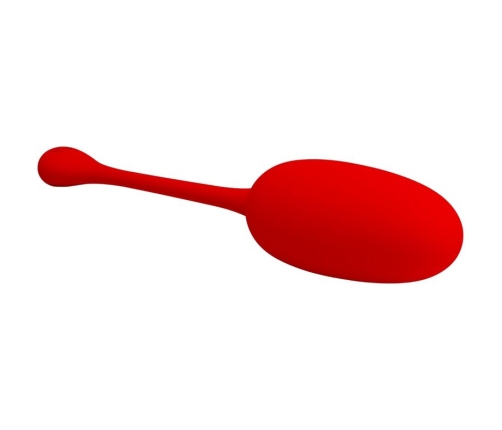 PRETTY LOVE - KNUCKER HUEVO VIBRADOR RECARGABLE ROJO