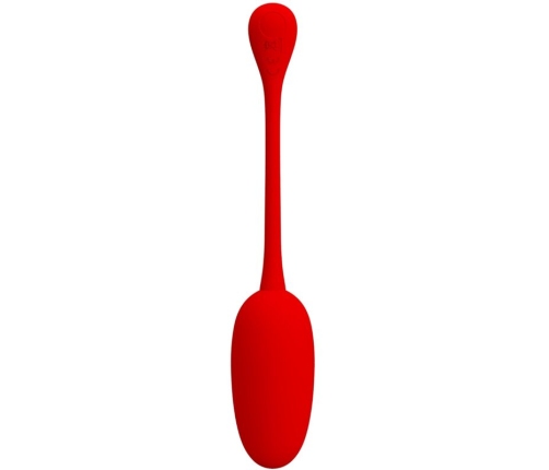 PRETTY LOVE - KNUCKER HUEVO VIBRADOR RECARGABLE ROJO