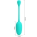 PRETTY LOVE - KNUCKER HUEVO VIBRADOR RECARGABLE VERDE AGUA