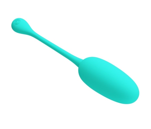 PRETTY LOVE - KNUCKER HUEVO VIBRADOR RECARGABLE VERDE AGUA