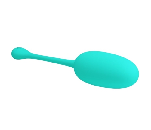 PRETTY LOVE - KNUCKER HUEVO VIBRADOR RECARGABLE VERDE AGUA