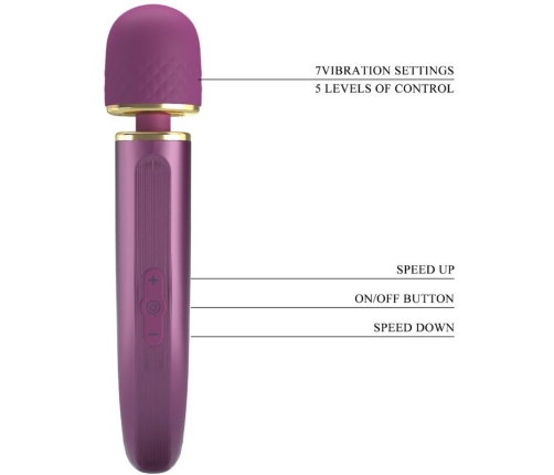 PRETTY LOVE - MASSAGER 7 VIBRATION MODES PURPLE