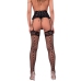 LIVCO CORSETTI FASHION - GARTER BELT + STOCKINGS BLACK