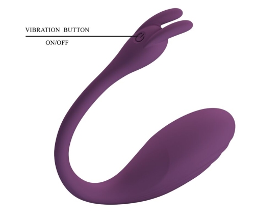 PRETTY LOVE - CATALINA VIBRATOR APP REMOTE CONTROL PURPLE