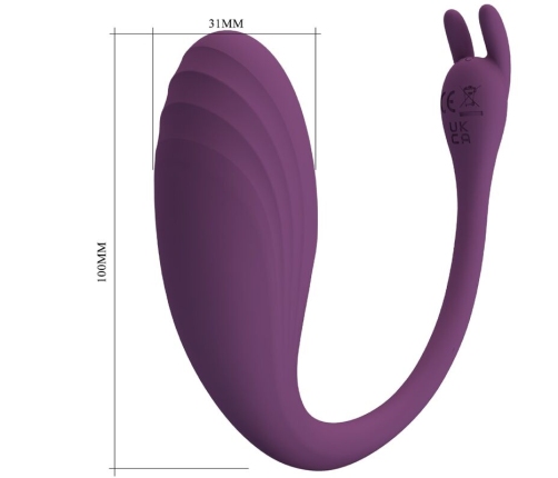 PRETTY LOVE - CATALINA VIBRATOR APP REMOTE CONTROL PURPLE