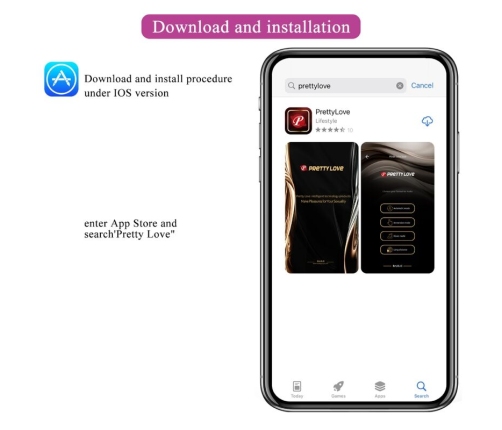 PRETTY LOVE - CATALINA VIBRATOR APP REMOTE CONTROL PURPLE