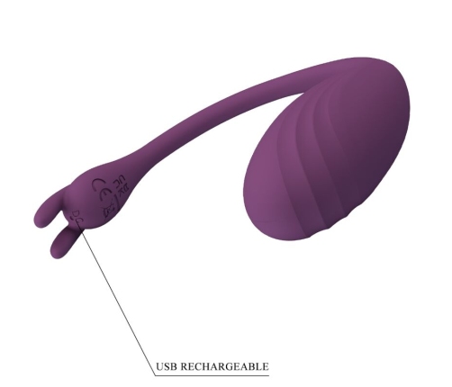 PRETTY LOVE - CATALINA VIBRATOR APP REMOTE CONTROL PURPLE