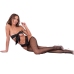 LIVCO CORSETTI FASHION - GINA LC90741 TIGHTS CROTCHLESS BLACK L/XL