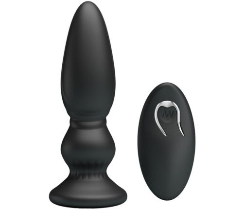 MR PLAY - POWERFUL VIBRATOR REMOTE CONTROL ANAL PLUG BLACK