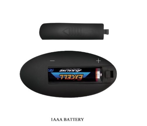 MR PLAY - POWERFUL VIBRATOR REMOTE CONTROL ANAL PLUG BLACK