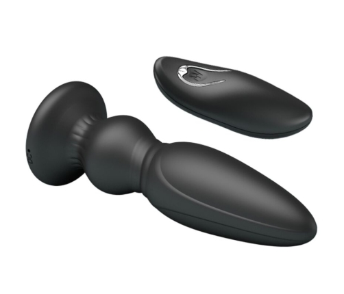 MR PLAY - POWERFUL VIBRATOR REMOTE CONTROL ANAL PLUG BLACK