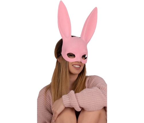 LIVCO CORSETTI FASHION - KOHU RABBIT PINK MJ009 MASK ONE SIZE