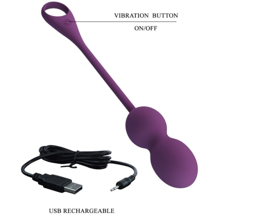 PRETTY LOVE - ELVIRA KEGEL BALLS APP REMOTE CONTROL PURPLE
