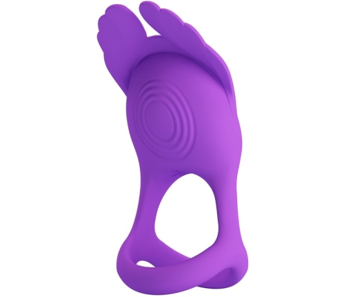 PRETTY LOVE - SILAS VIBRANT PENIS RING 7 VIBRATIONS PURPLE SILICONE