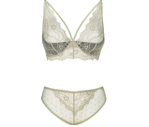 LIVCO CORSETTI FASHION - PINE LC 90667 BRA + PANTY KHAKI