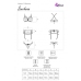 LIVCO CORSETTI FASHION - SNEHANA LC 90443 BRA + GARTER BELT + PANTY BLACK