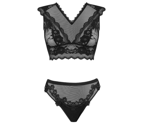 LIVCO CORSETTI FASHION - TIMOSAN LC 90631 BRA + PANTY BLACK L/XL