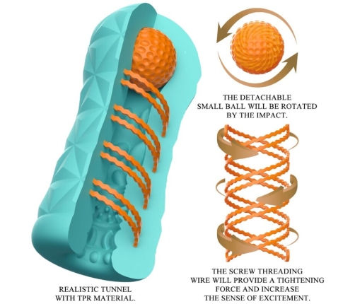 PRETTY LOVE - MASTURBADOR VICTORIA CASPAR VERDE AGUA