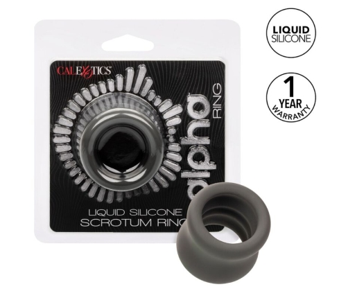 CALEXOTICS - ALPHA SCROTUM STRETCHING RING BLACK
