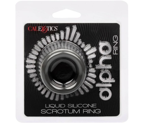 CALEXOTICS - ALPHA SCROTUM STRETCHING RING BLACK