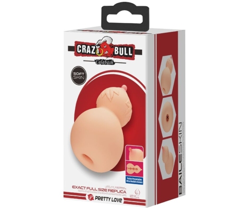 CRAZY BULL - CALABASH BREAST-SHAPED MASTUBADOR