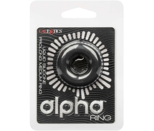 CALEXOTICS - ALPHA PROLONG MEDIUM RING BLACK