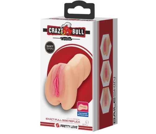 CRAZY BULL - CAROLINE VAGINA-SHAPED MASTUBADOR