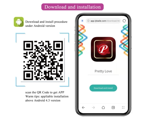 PRETTY LOVE - HECTOR ELECTROSHOCK VIBRATOR BY APP CONTROL PURPLE