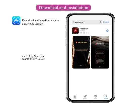 PRETTY LOVE - HECTOR ELECTROSHOCK VIBRATOR BY APP CONTROL PURPLE