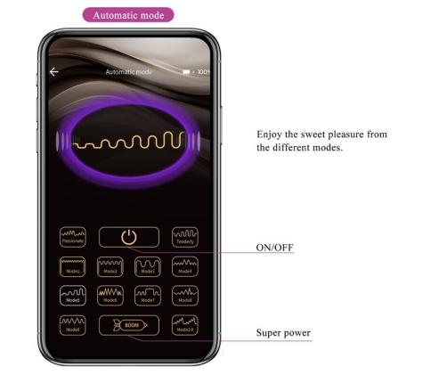 PRETTY LOVE - DOREEN PURPLE RECHARGEABLE VIBRATING EGG
