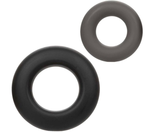 CALEXOTICS - ALPHA PROLONG SET OF 2 RING GREY