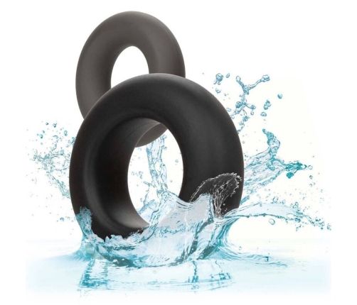 CALEXOTICS - ALPHA PROLONG SET OF 2 RING GREY