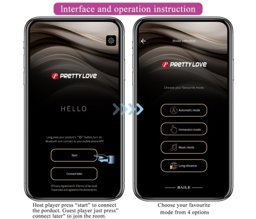 PRETTY LOVE - AUGUST REMOTE GLOBAL DOUBLE PLEASURE VIBRATOR