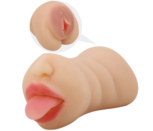 CRAZY BULL - SARAH VAGINA-SHAPED MASTUBADOR DUAL ENTRY