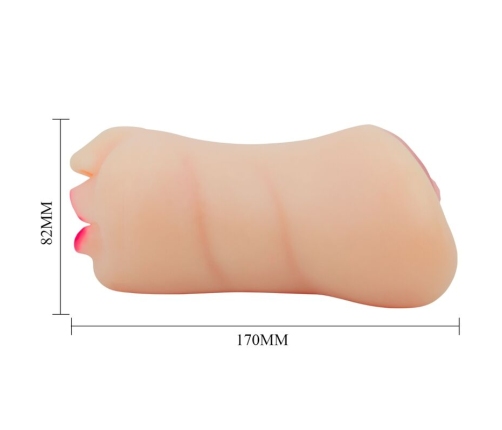 CRAZY BULL - ZOEY MASTUBADOR EN FORMA DE VAGINA DOBLE ENTRADA