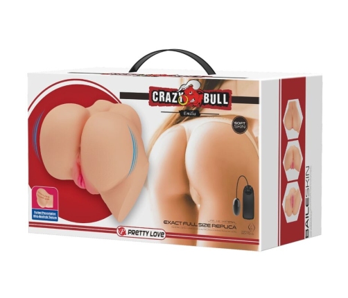 CRAZY BULL - REALISTIC VAGINA AND ANUS EMILIA VIBRATOR