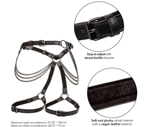CALEXOTICS - EUPHORIA ARNÉS DE MUSLO CADENA