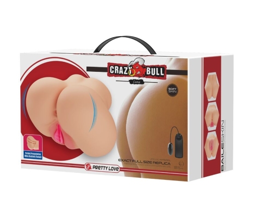 CRAZY BULL - REALISTIC VAGINA AND ANUS LUNA VIBRATOR
