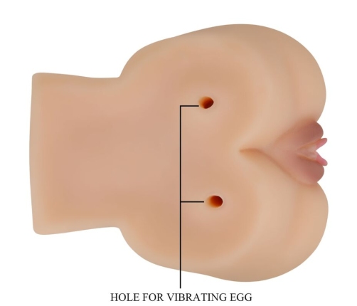 CRAZY BULL - REALISTIC VAGINA AND ANUS KYLIE VIBRATOR