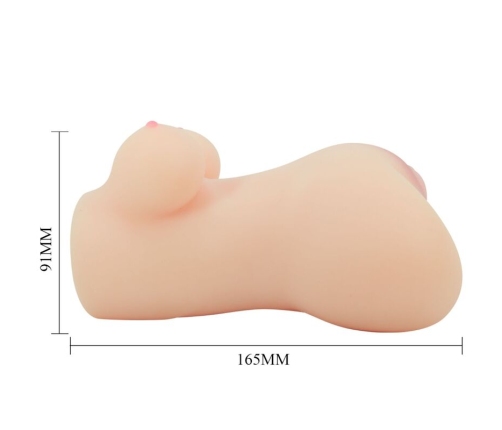 CRAZY BULL - REALISTIC VAGINA AND ANUS HANNAH VIBRATOR