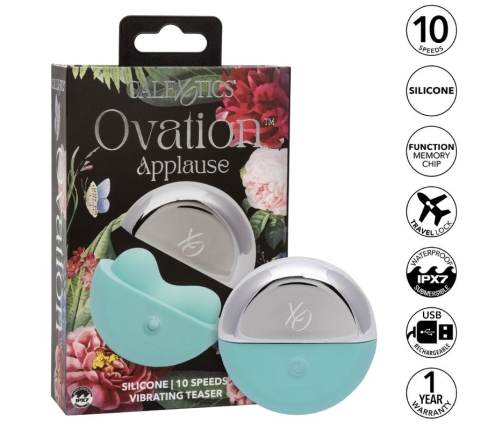 CALEXOTICS - OVATION APPLAUSE STIMULATOR AQUA GREEN