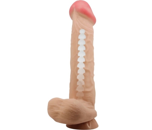 PRETTY LOVE - SLIDING SKIN SERIES DILDO REALÍSTICO CON VENTOSA PIEL DESLIZANTE 26 CM