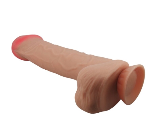 PRETTY LOVE - SLIDING SKIN SERIES DILDO REALÍSTICO CON VENTOSA PIEL DESLIZANTE 26 CM