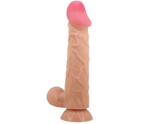 PRETTY LOVE - SLIDING SKIN SERIES REALISTIC DILDO WITH SLIDING SKIN SUCTION CUP 24 CM