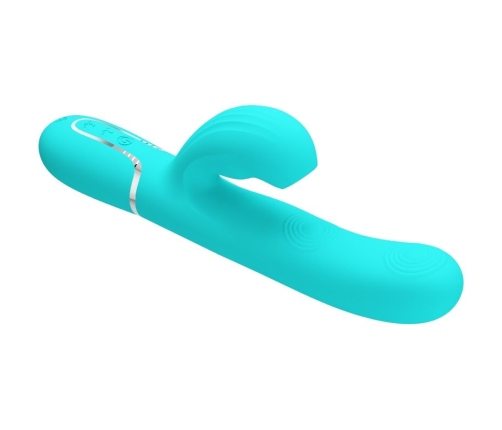 PRETTY LOVE - PERLITA VIBRADOR PUNTO G 3 EN 1 MULTIFUNCIÓN VERDE AGUA