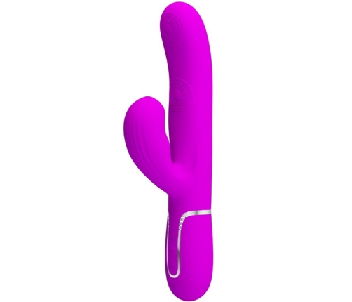 PRETTY LOVE - PERLITA VIBRADOR PUNTO G 3 EN 1 MULTIFUNCIÓN VIOETA