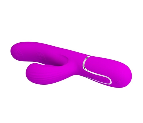 PRETTY LOVE - PERLITA VIBRADOR PUNTO G 3 EN 1 MULTIFUNCIÓN VIOETA