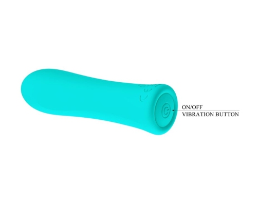 PRETTY LOVE - ALFREDA SUPER POWER VIBRATOR AQUA GREEN